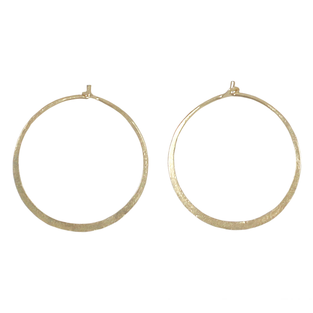 14K. Gold Hoops | Small