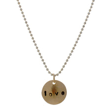 Load image into Gallery viewer, Love Charm Necklace | Gold Fill